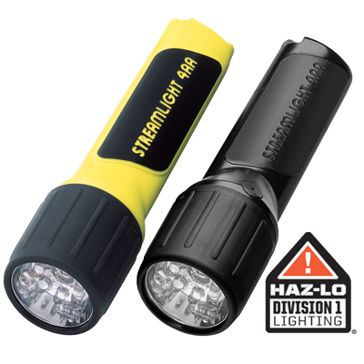 Non-Rechargeable Flashlight, LED Bulb, Polymer Housing, 67 Lumens, 7 Bulbs, 4 AA Batteries