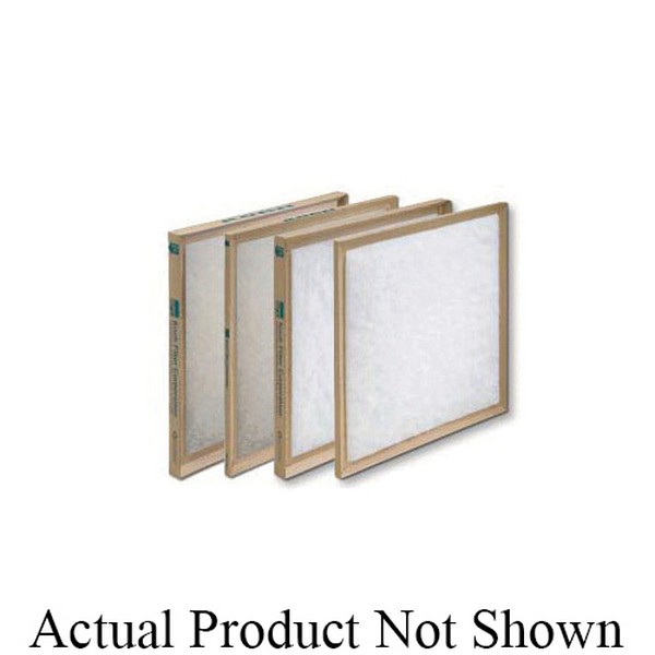 Disposable Panel Filter, 20 in Width, 2 in D, 30 in Height, Fiberglass Media