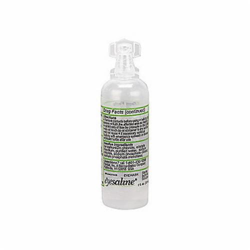 Personal Eyewash Bottle, Portable, Series: Eyesaline®, 1 oz Container, Bottle Container, 3 years Shelf Life, Specifications Met: ANSI Z358.1, FDA Approved