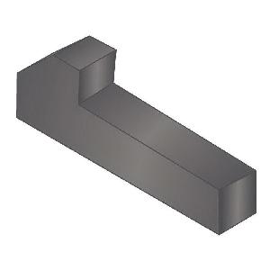 KEY H GIB LC STL 7/16IN 4IN 3/8IN SQ PL