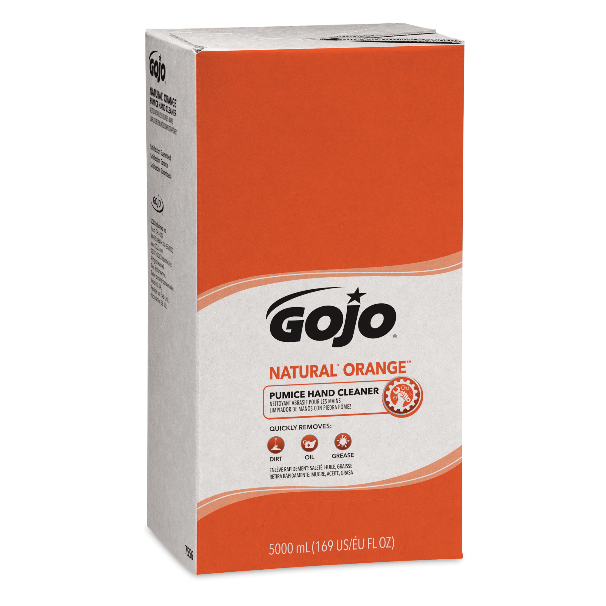 Pumice Hand Cleaner, 5000 mL PRO TDX Refill, Natural Orange, 2/Case