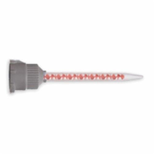 Static Mix Nozzle, Tapered Tip, Specifications: 16 Elements, 4.2 mm ID x 3.8 in L, 4:1/10:1 Mix Ratio, For Use With: 50 mL B Style Cartridges