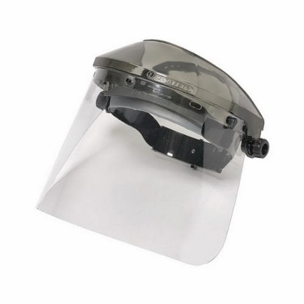 Replacement Faceshield Window, Double Matrix, Clear, Acetate, 0.4 in Visor Thickness, 7 in Visor Height, 16-3/4 in Visor Width, For Use With: Double Matrix Faceshields, Specifications Met: ANSI Z87.1, CSA Z94.3