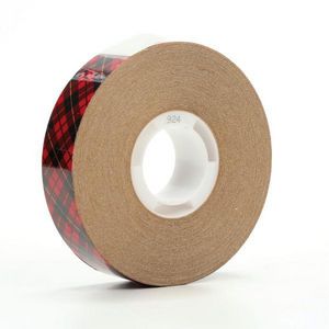 Adhesive Transfer Tape, 36 yd Length, 3/4 Inch Width, 2 mil Thickness, Densified Kraft Paper Liner, Clear, 2 mil 400 Acrylic Adhesive, 180 °F Maximum Operating, -40 °F Minimum Operating