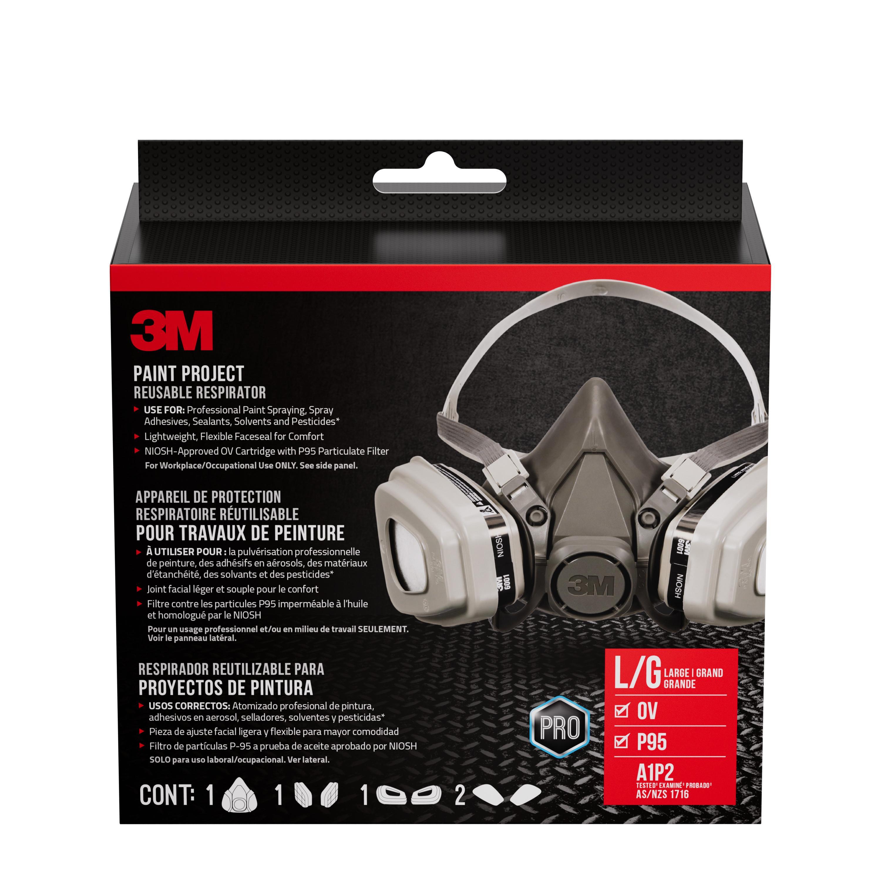 6311P1-DC REUSABLE RESPIRATOR OV/P95 LARGE