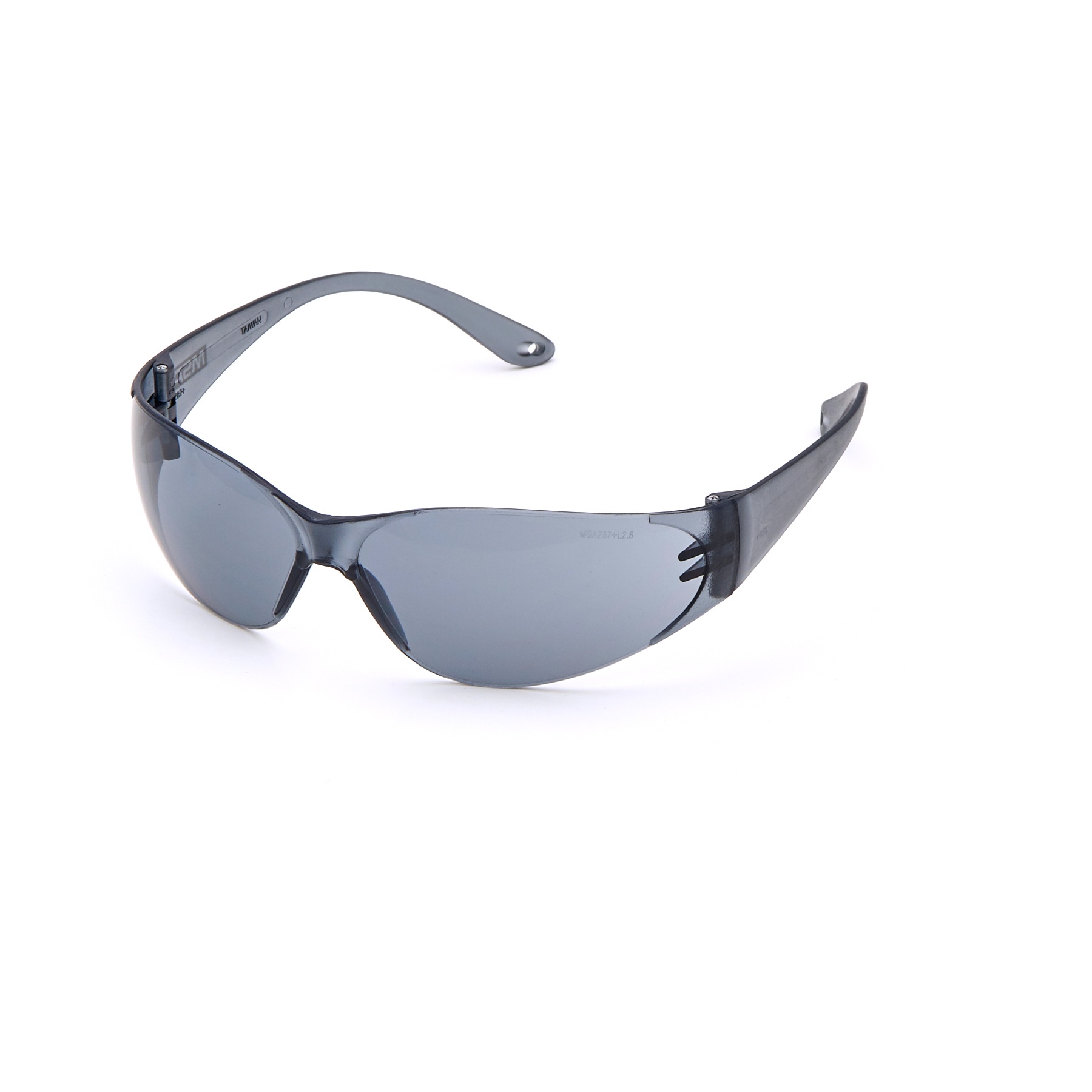 Spectacles, Low Profile Outdoor, Series: Arctic, Universal Size, Anti-Scratch Lens Coating, Gray Lens, Frameless, Polycarbonate Frame, Specifications Met: ANSI Z87.1-2010